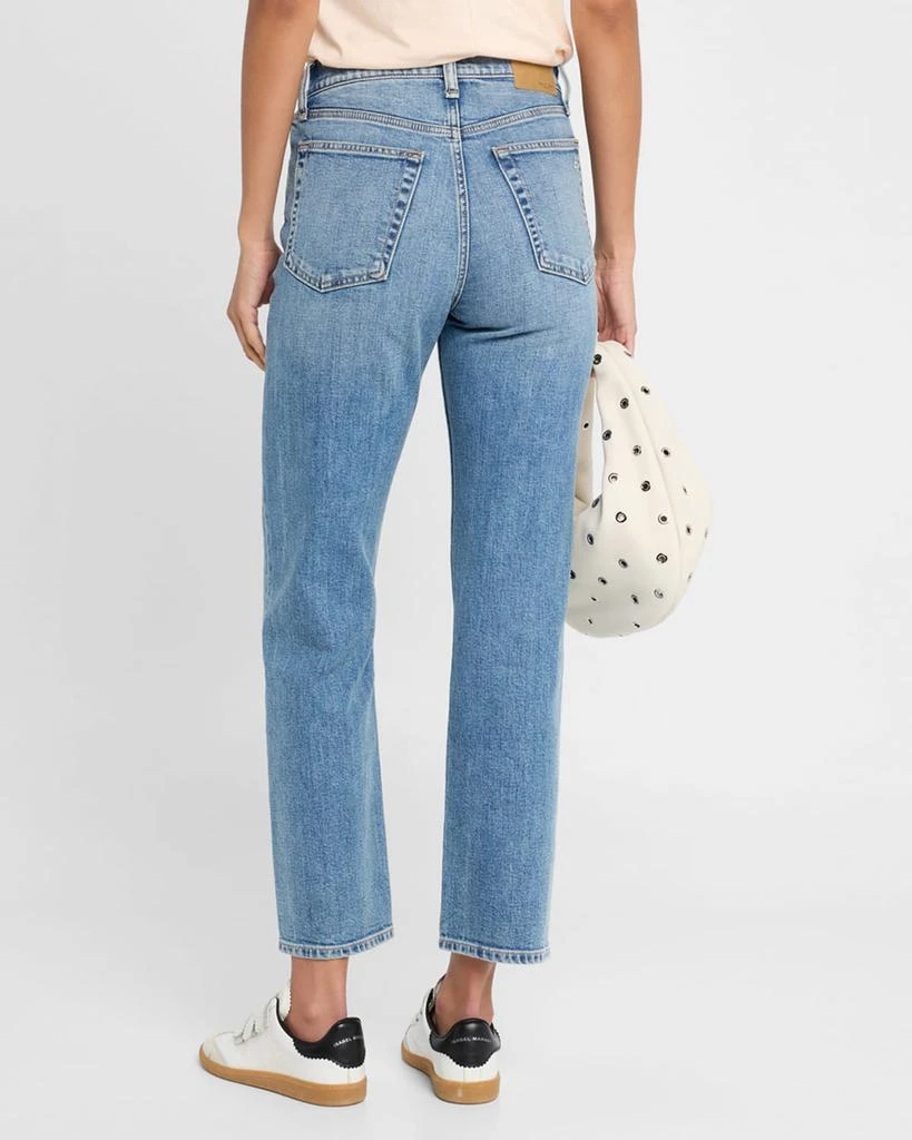 Rag & Bone Harlow Mid-Rise Ankle Straight Jeans 3