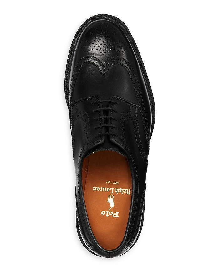 Polo Ralph Lauren Men's Leather Lace Up Wingtip Dress Shoes 2