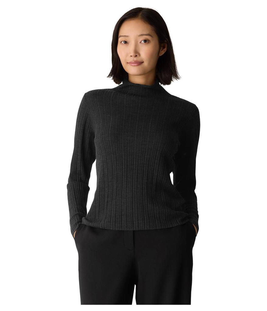 (取寄) アイリーン フィッシャー レディース クリーン メリノ タートル ネック セーター Eileen Fisher women Clean Merino Turtle Neck Sweater Charcoal Clean Merino Turtle Neck Sweater – On Sale Now with Up to 45% Off