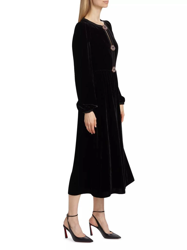 Saloni Camille Bows Dress 4