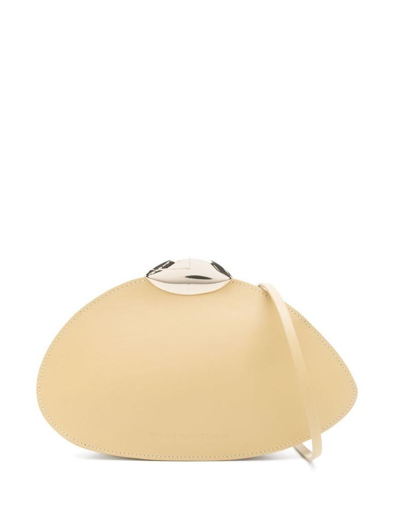 BENEDETTA BRUZZICHES Benedetta Bruzziches Belle De Jour Crossbody Bag In Yellow Leather