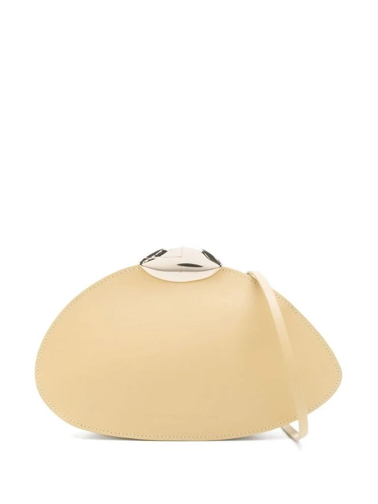 BENEDETTA BRUZZICHES Benedetta Bruzziches Belle De Jour Crossbody Bag In Yellow Leather 1