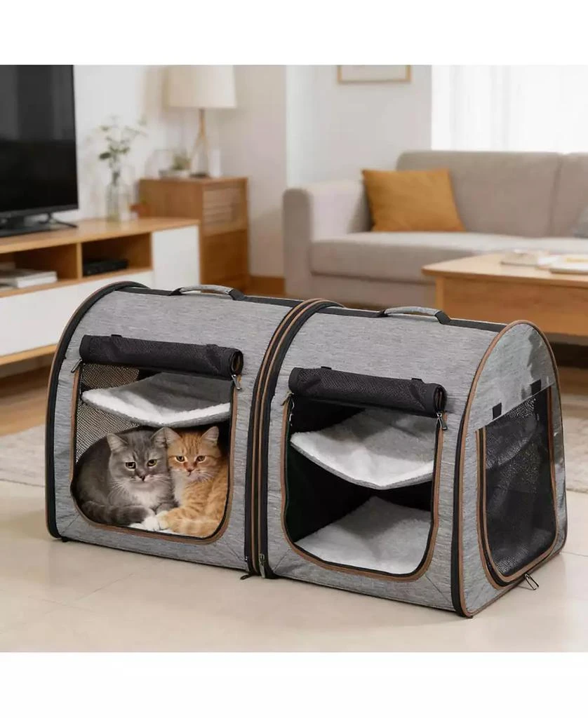 Zeus 
Ruta Travel Cat Crate Portable Soft-Sided Cat Carrier Bag 7