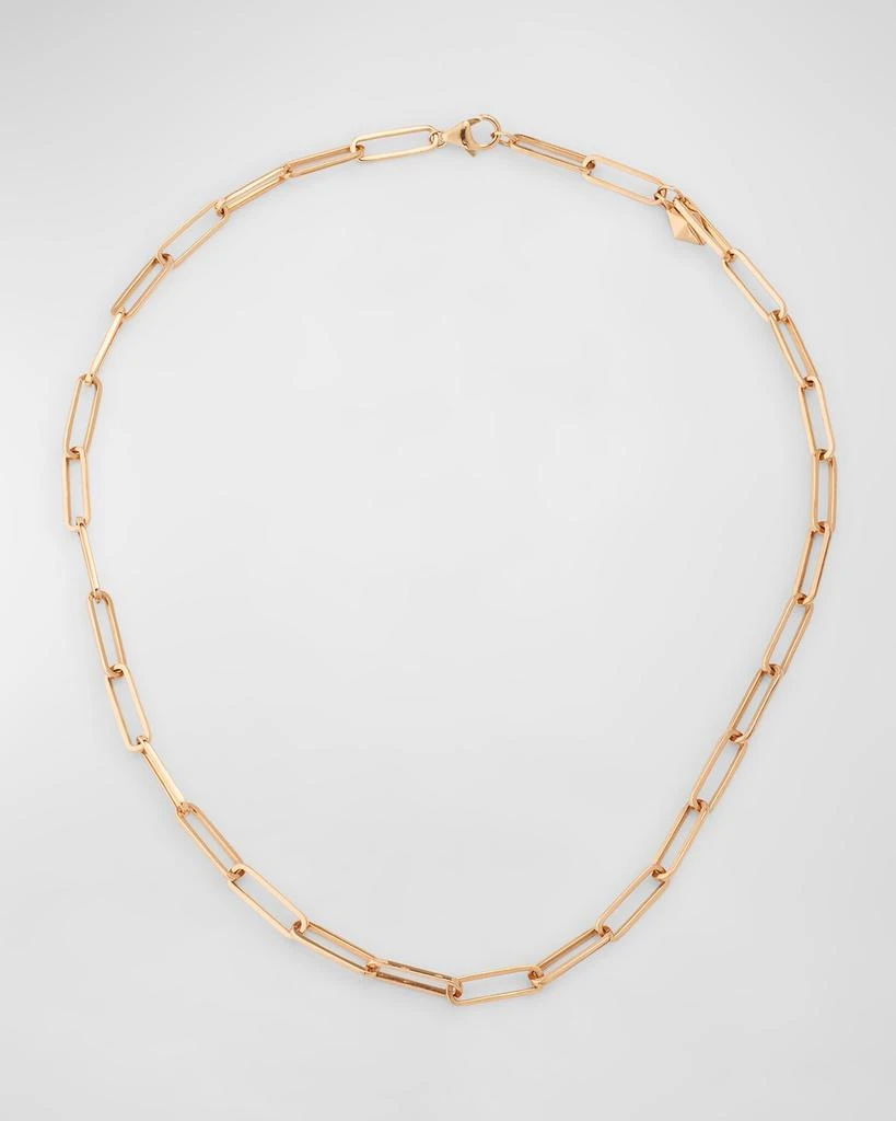 Walters Faith Rose Gold Large Elongated Chain Necklace, 16"L