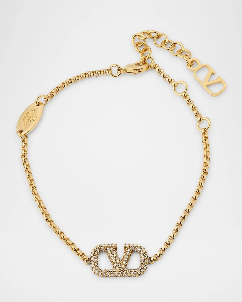 Valentino VLogo Signature Strass Bracelet from Neiman Marcus