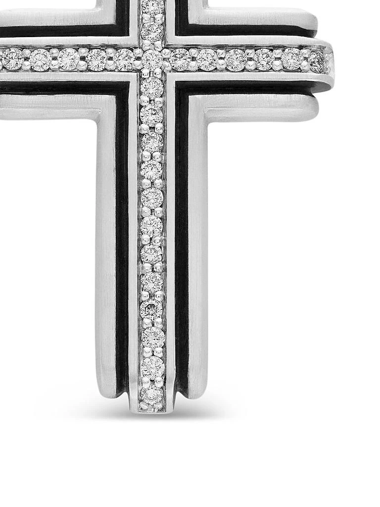 David Yurman Deco Cross Pendant in Sterling Silver 5