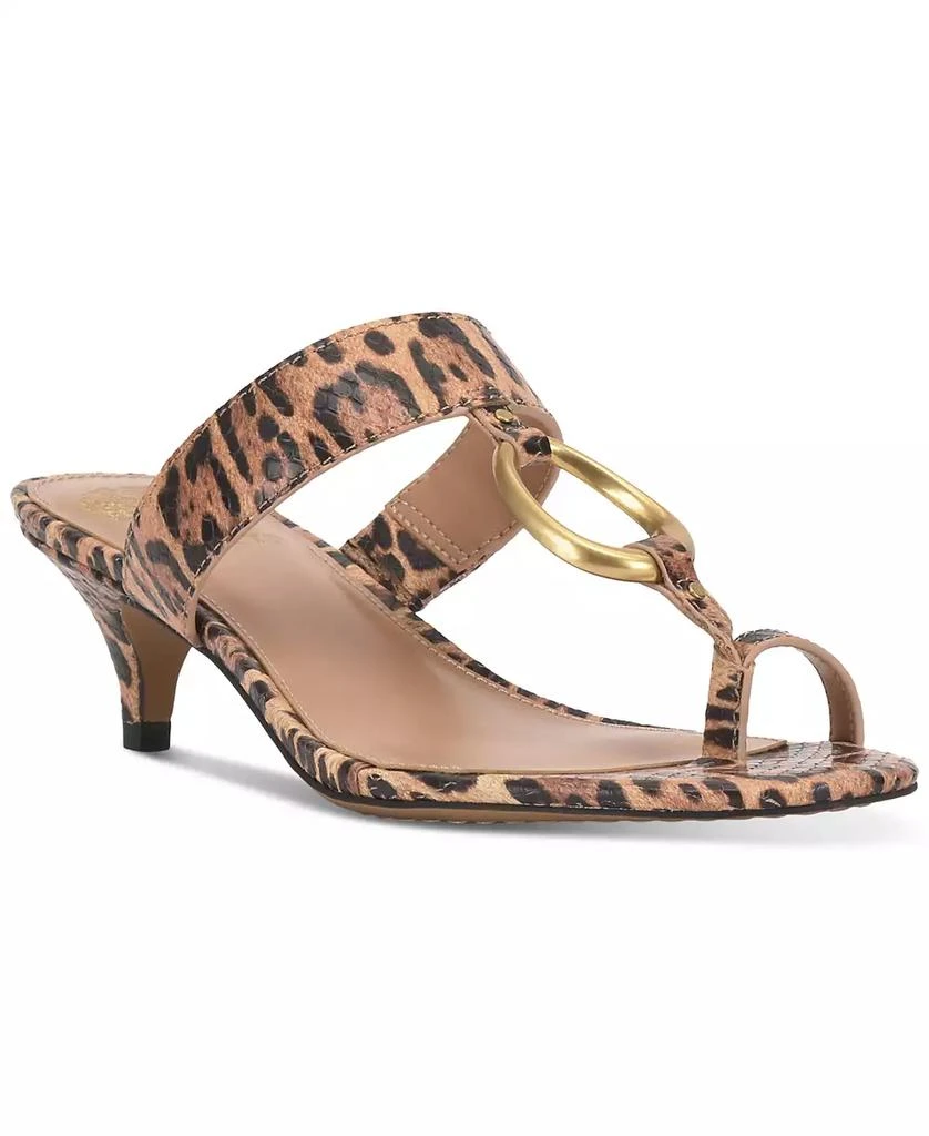 Vince Camuto Women's Kimena Toe-Loop Kitten-Heel Sandals 1