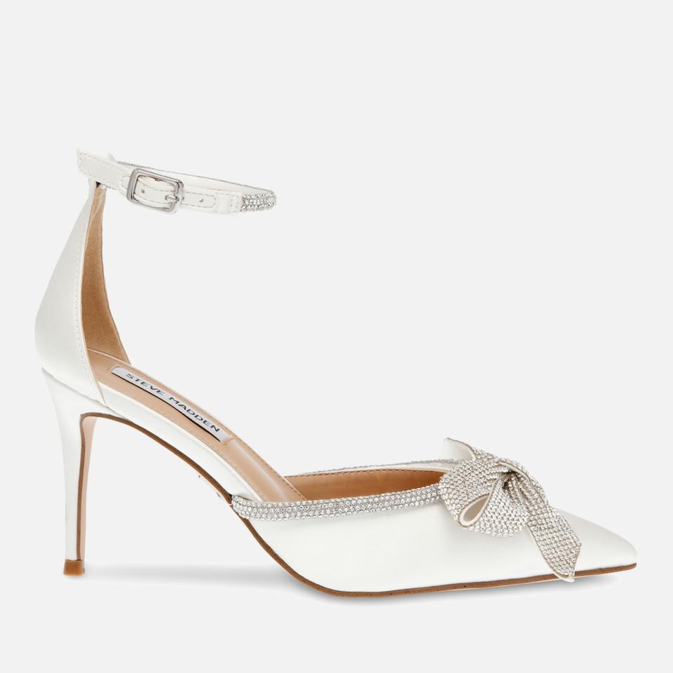 Steve Madden STEVE MADDEN WOMEN'S LUMIERE SATIN HEELED PUMPS