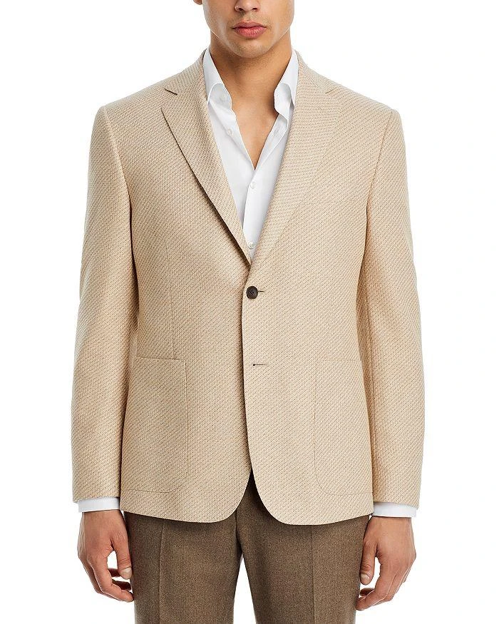 The Men's Store at Bloomingdale's Linen & Cotton Blend Jersey Unstructured Sport Coat - 100% Exclusive 3