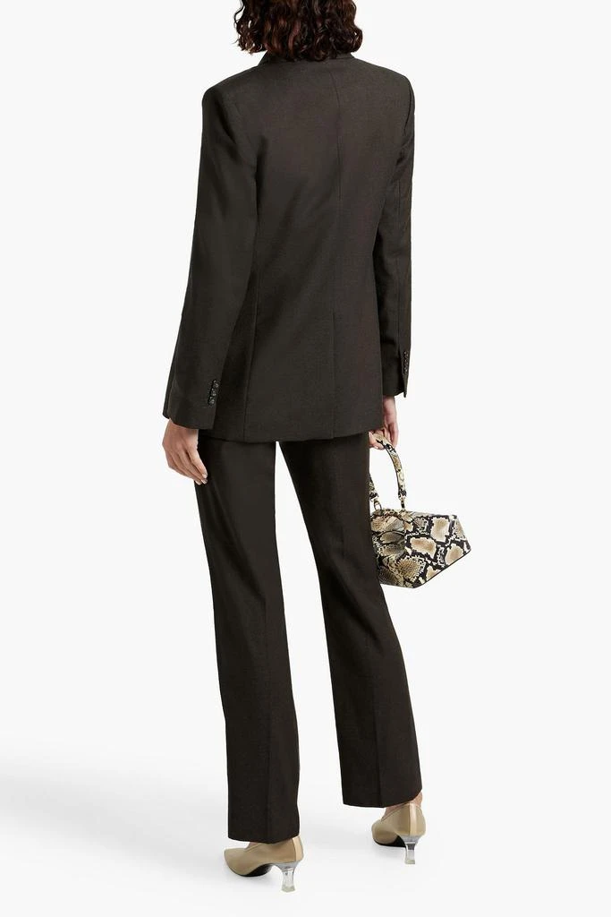 Theory Double-breasted wool-felt blazer 3