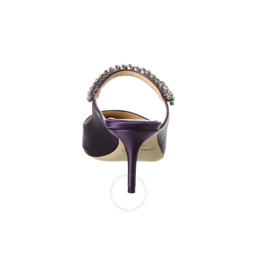 Jimmy Choo Bing 65 Cassis Satin Mules 3