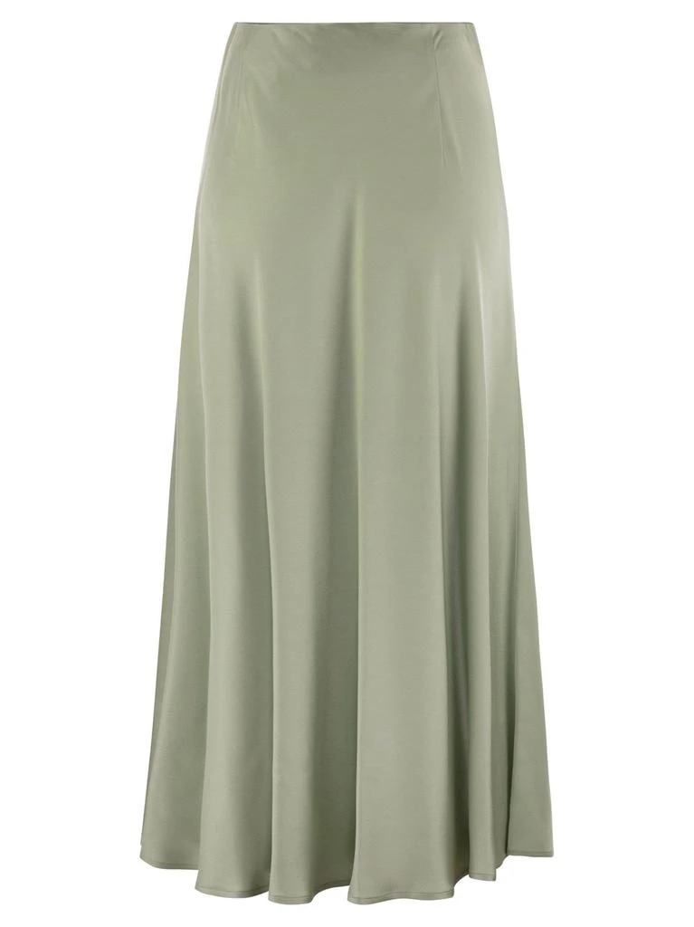 Herno Herno Resort High-Waist Satin Midi Skirt 2