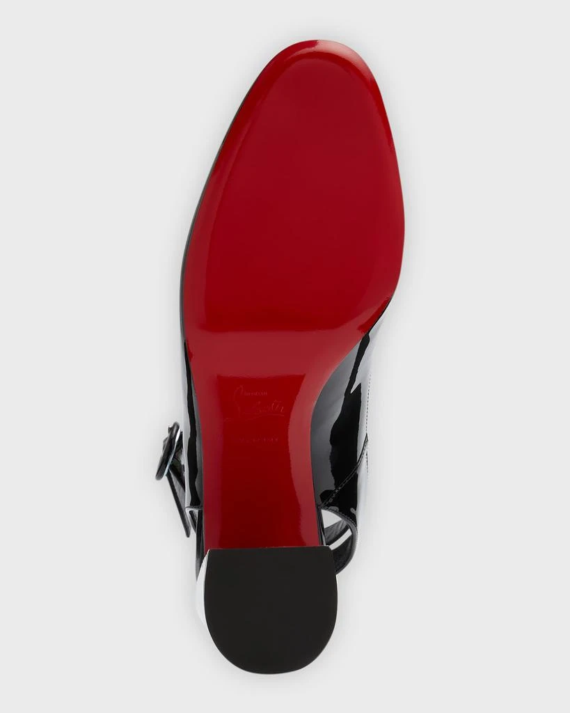 Christian Louboutin Miss Sab Patent Red Sole Pumps 6