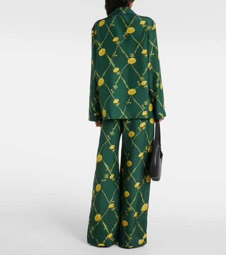 Burberry Floral silk poplin pajama shirt 3
