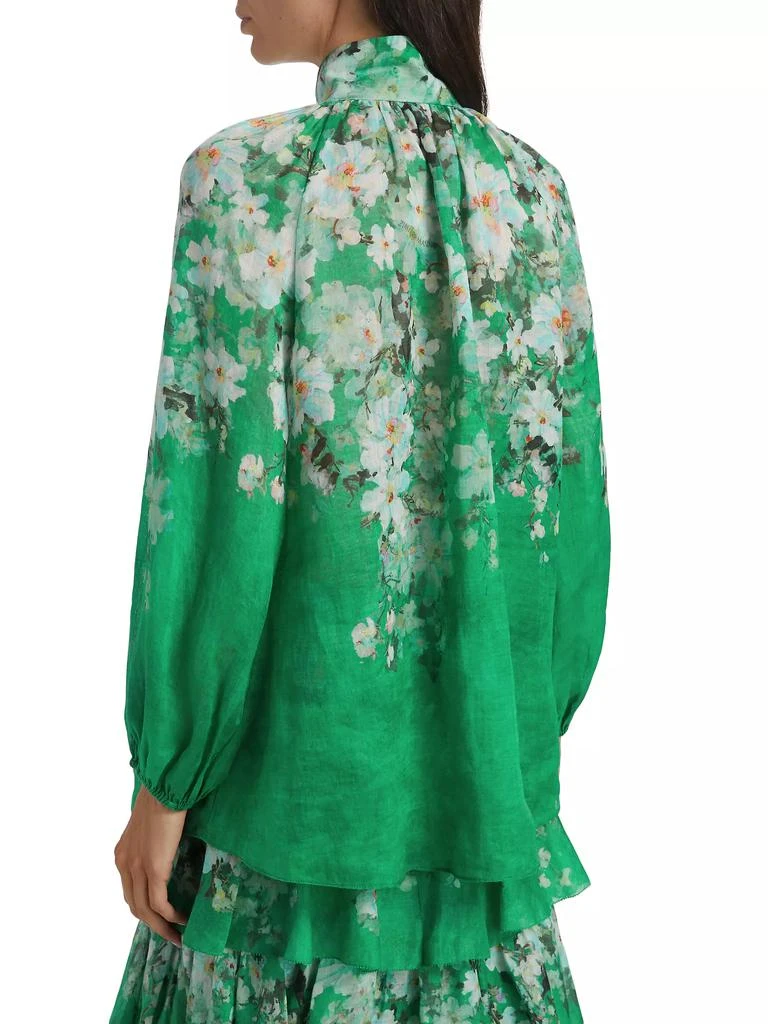 Zimmermann Everley Floral Billow Blouse 5