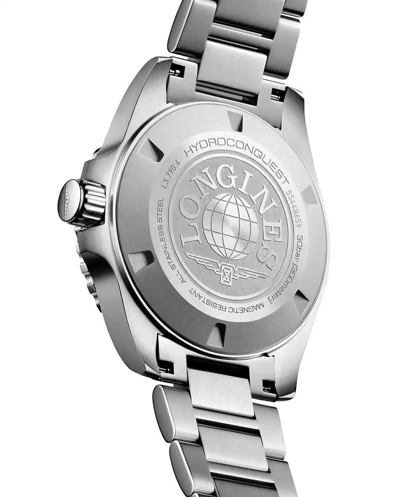 Longines Men's Swiss Automatic HydroConquest Stainless Steel Steel Bracelet Watch 41mm 3