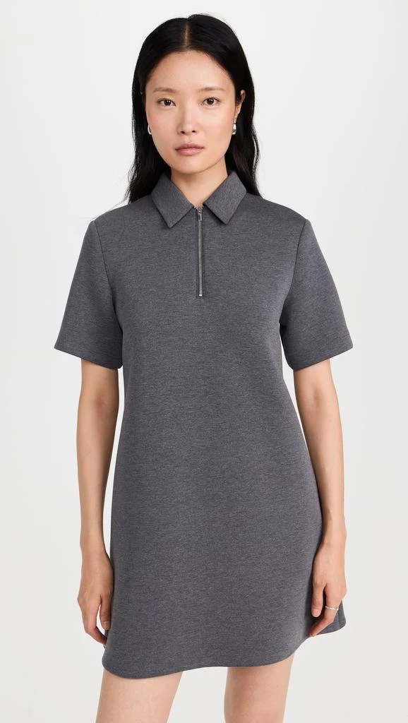 Theory Short Sleeve Half Zip Dress 6