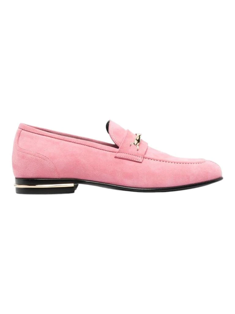 Bally Genos 6304148 Men's Pink Samantha Suede Leather Loafers 2