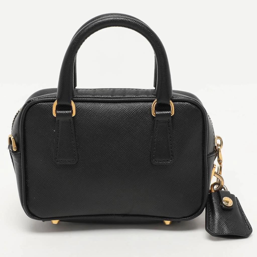 Prada Prada Black Saffiano Lux Leather Mini Crossbody Bag 4