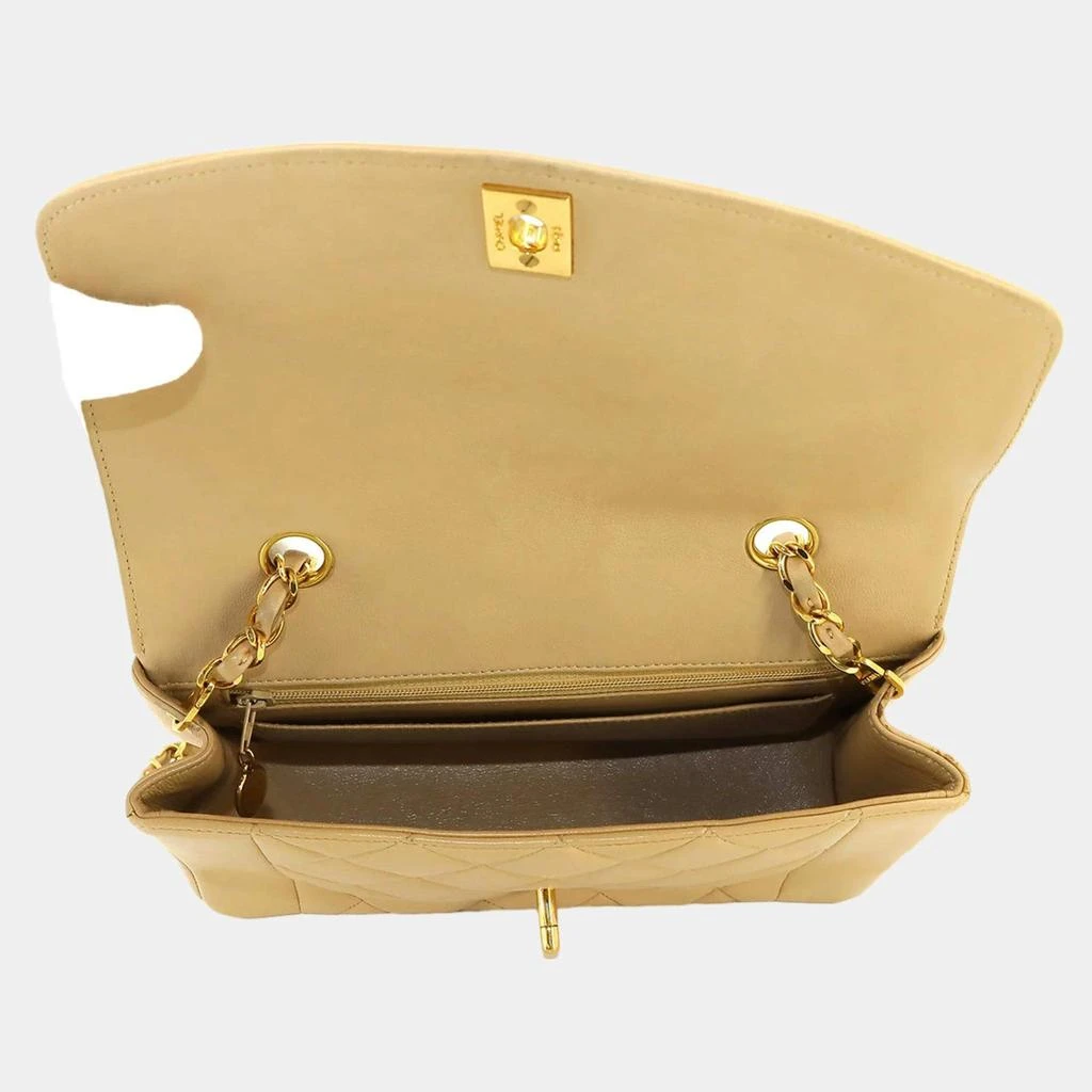 Chanel Chanel Beige Quilted Lambskin Small Vintage Diana Flap Bag  7