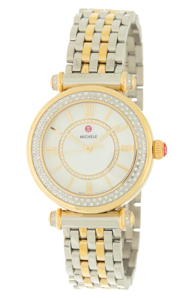 Michele Caber Diamond Bracelet Watch, 35mm 1