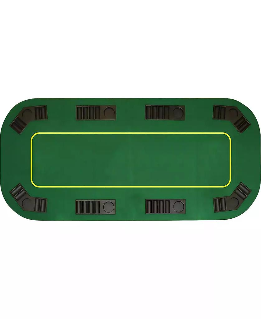 Trademark Global Trademark Poker 80" Deluxe Texas Holdem Folding Poker Tabletop