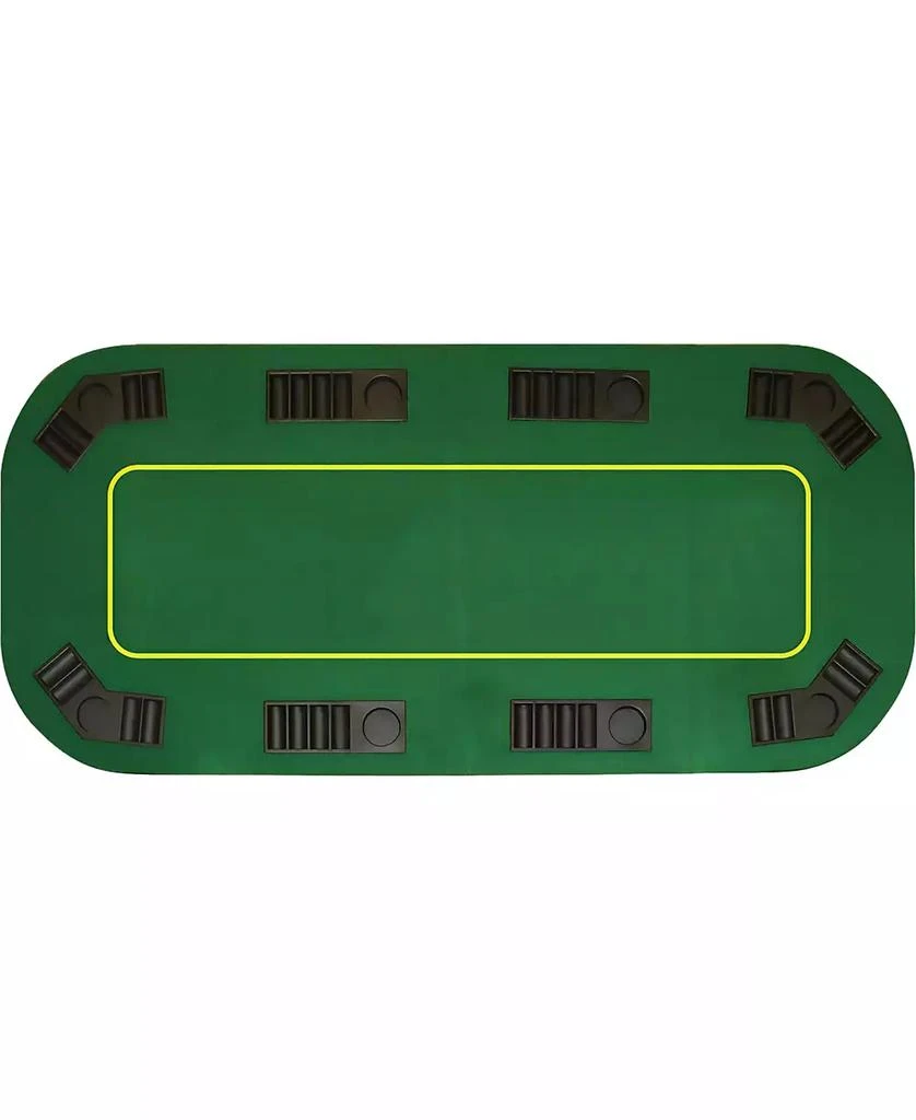 Trademark Global Trademark Poker 80" Deluxe Texas Holdem Folding Poker Tabletop 1