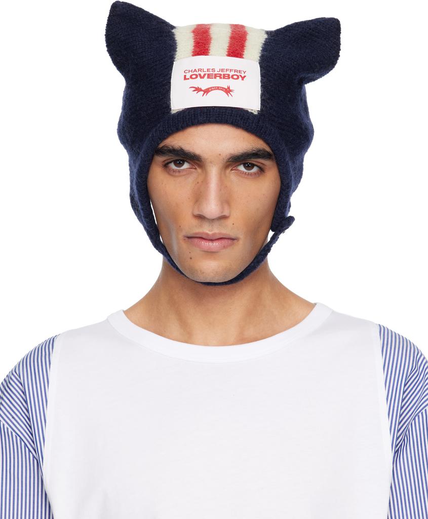 Charles Jeffrey Loverboy SSENSE Exclusive Blue & White Chunky