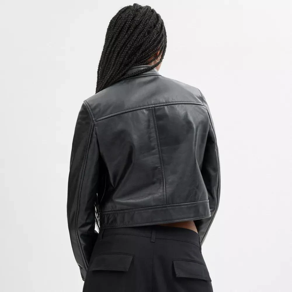 Coach Leather Racing Jacket 3