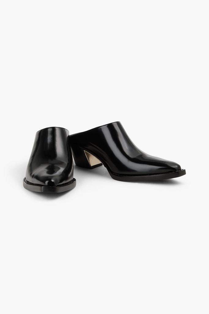 3.1 Phillip Lim Downtown glossed-leather mules