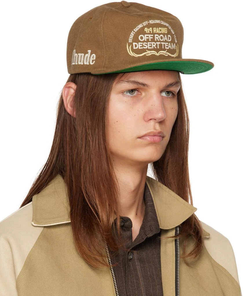 Rhude Brown 'Desert Team' Cap 2