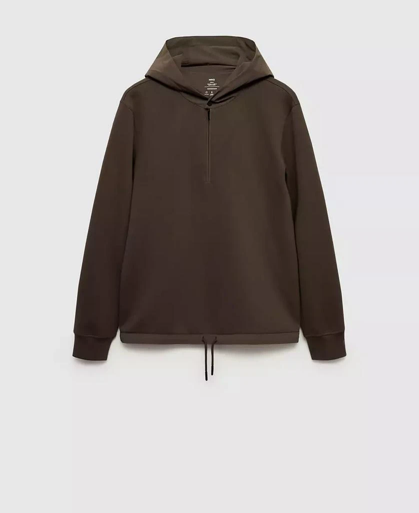 Mango Men's Regular-Fit Hooded Sweatshirt 2