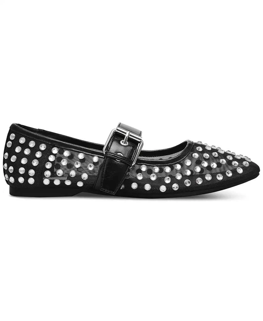 DV Dolce Vita Women's Mellie Buckle Strap Mesh Mary Jane Flats 2