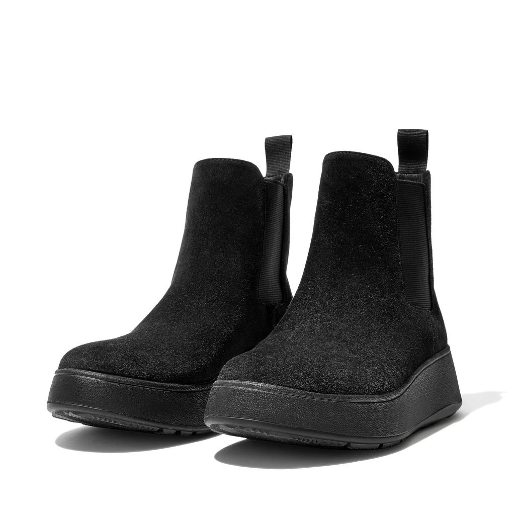 FitFlop F-Mode Suede Flatform Chelsea Boots 1