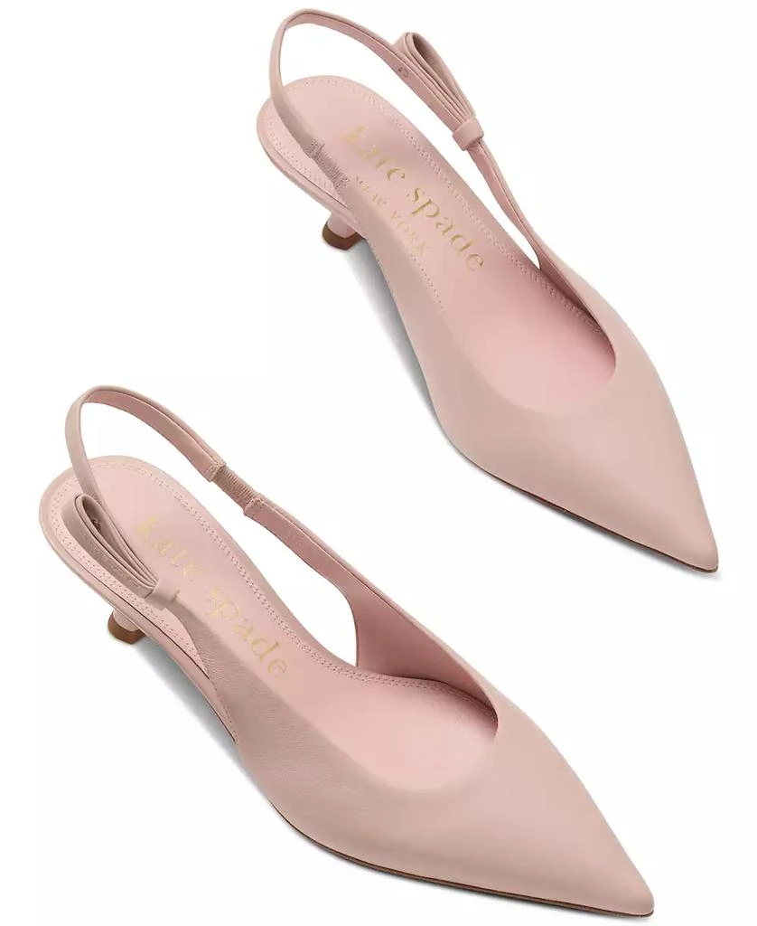 Kate Spade Women's Riley Slingback Kitten-Heel Pumps 4