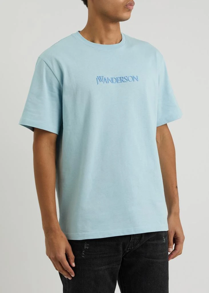 JW Anderson Logo-appliqué cotton T-shirt  2
