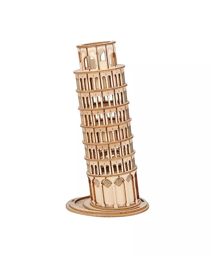 Flash Popup DIY 3D Wood Puzzle - Leaning Tower of Pisa - 137pcs