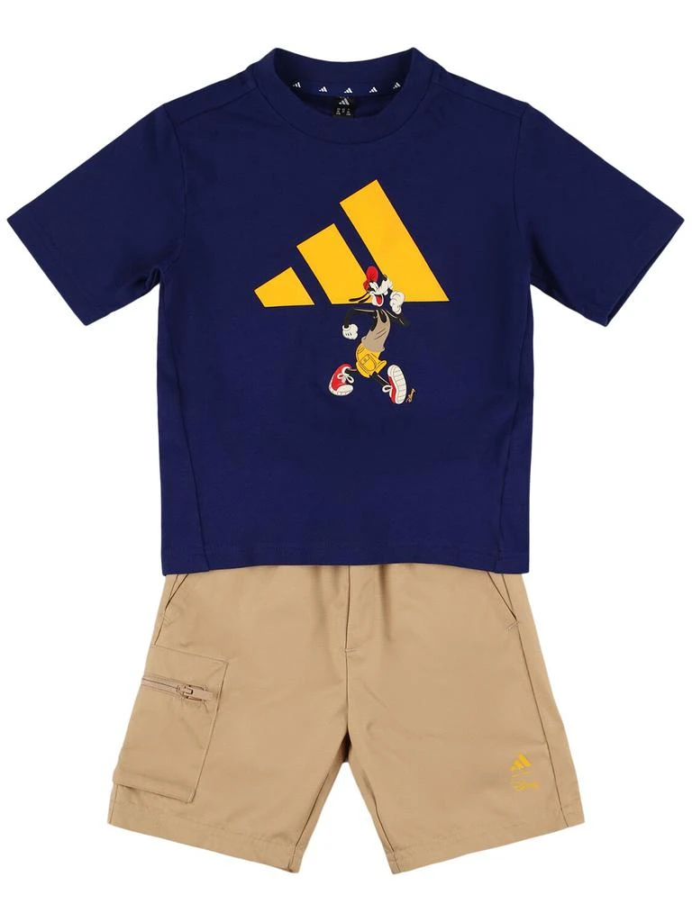 Adidas Cotton Blend Jersey T-shirt & Pants 1