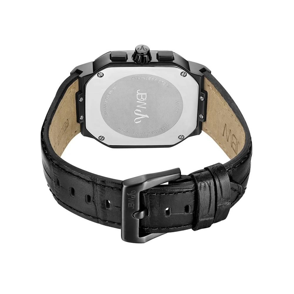 Jbw Men's Orion Diamond (1/8 ct.t.w.) Black Ion-Plated Stainless Steel Watch 2