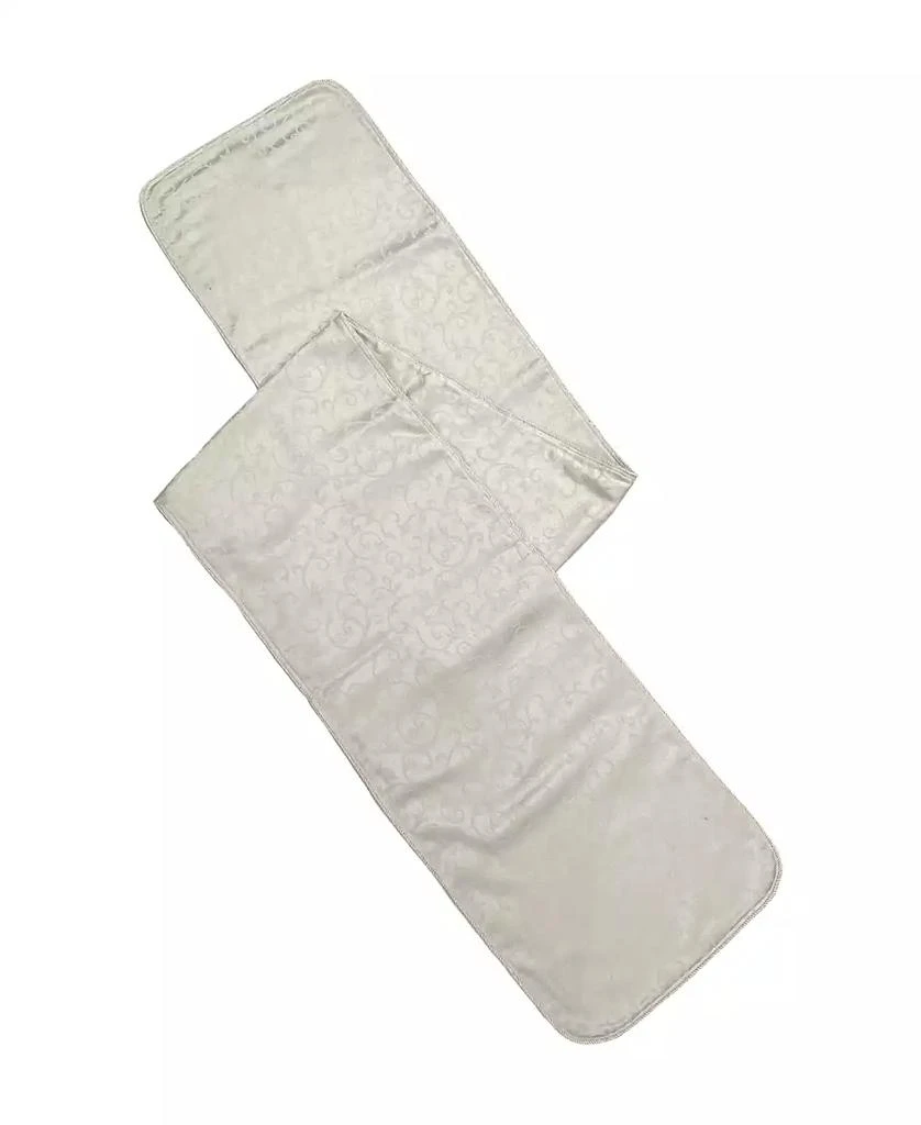 Lenox Opal Innocence Oblong 60" x 120" Ivory Tablecloth 1