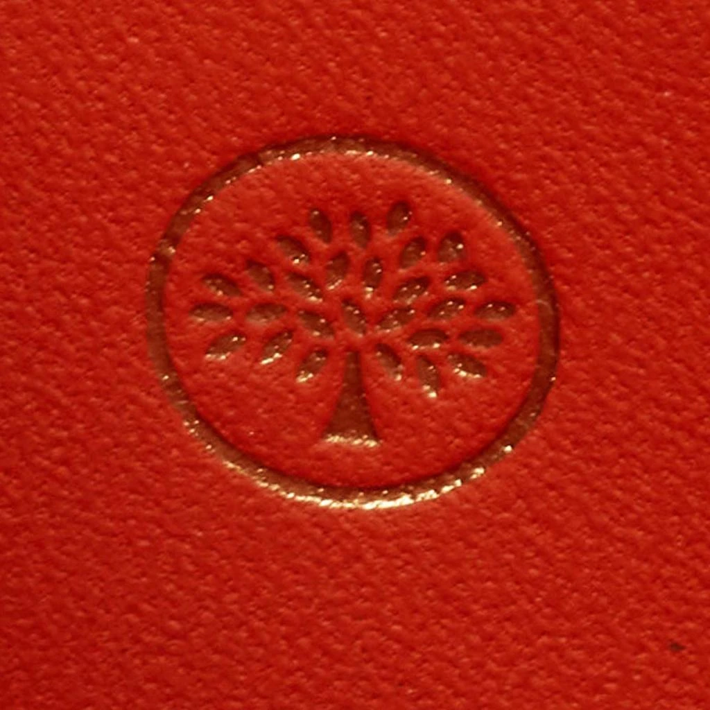 Mulberry Mulberry Orange Leather Flap Continental Wallet 11