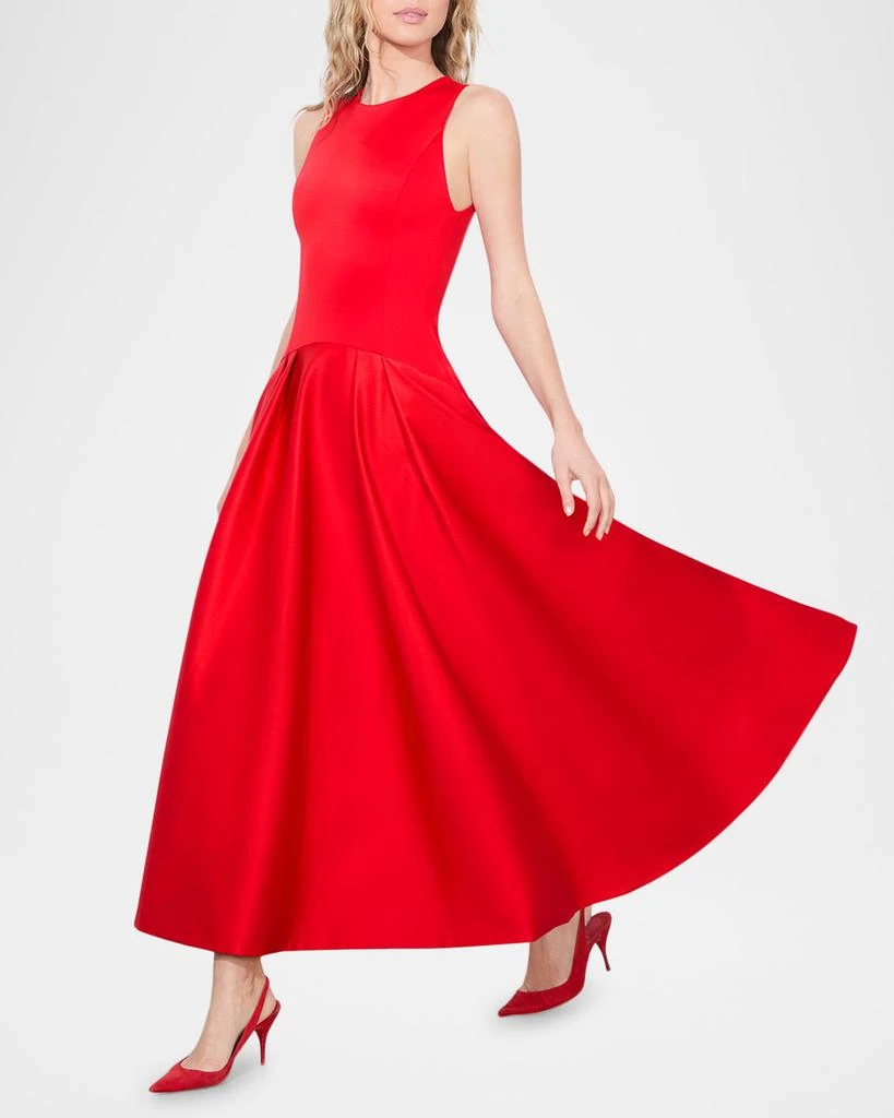 Alice + Olivia Adley Drop-Waist Midi Dress 4