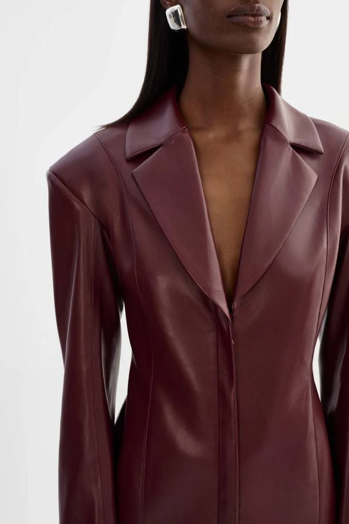 LaMarque Lamarque - Benedetta Faux Leather Blazer Dress 5