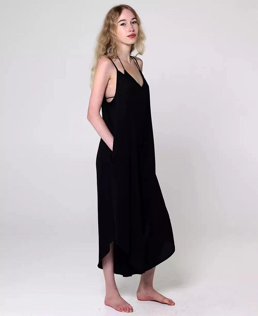 J Valdi Women's Flowy Scoop Neck Swim Jumper 2