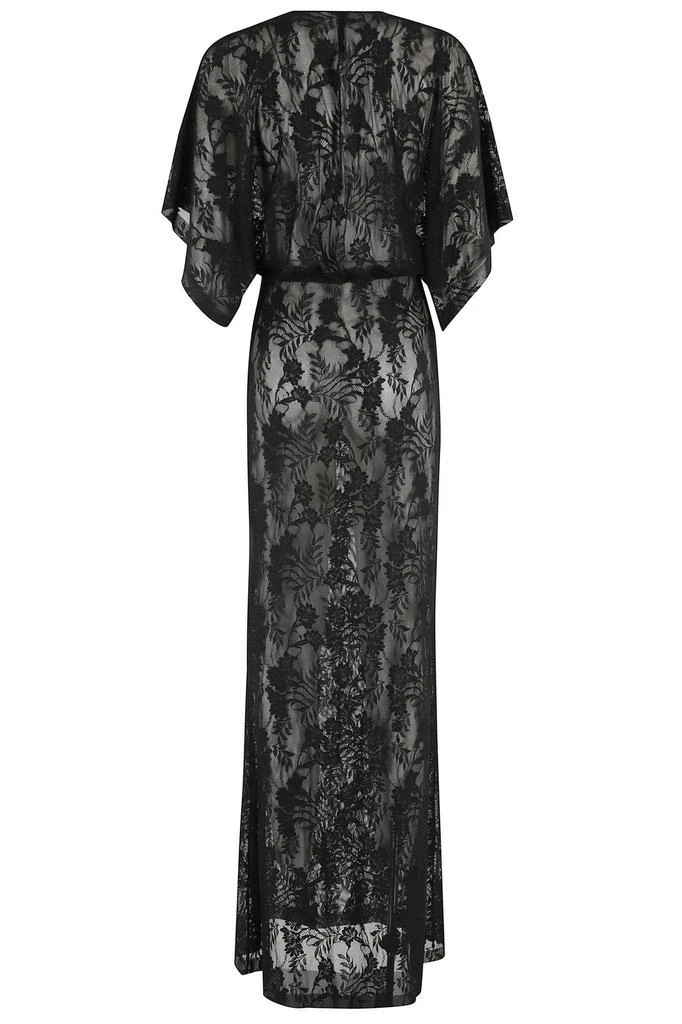 Norma Kamali Norma Kamali Lace Detailed Short-Sleeve Dress 2