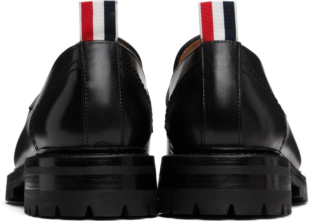 Thom Browne Black Classic Penny Loafers 2