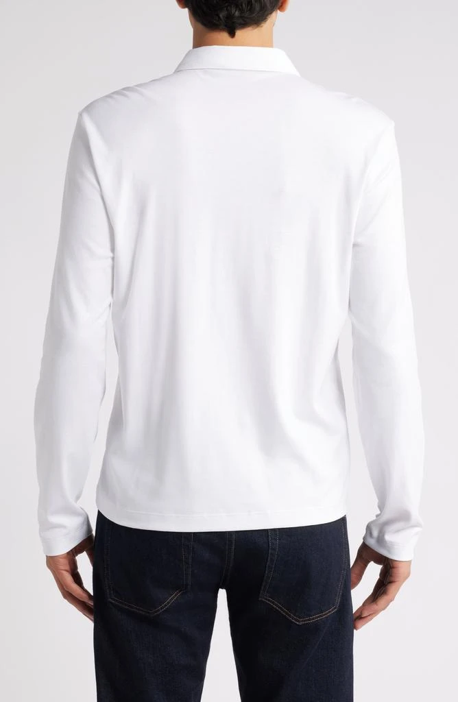 Theory Long Sleeve Cotton Polo 2