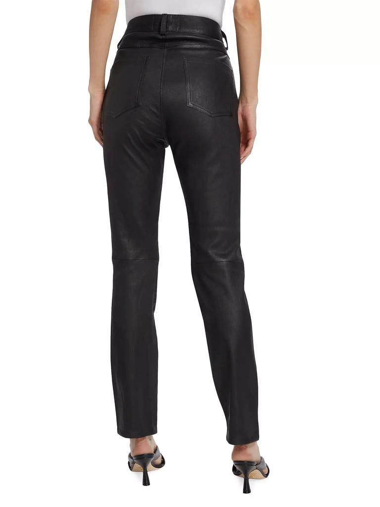 3x1 Maddie High-Rise Leather Pants 5