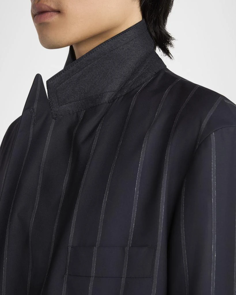 Giorgio Armani Men's Heritage Pinstripe Oversized Suit 8