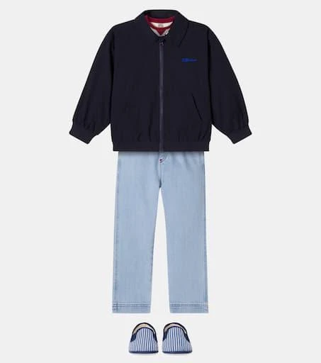 Bonton Logo embroidered blouson jacket 2